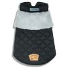 Touchdog 'Furrost-Bite' Fur and Fleece Fashion Dog Jacket - Black - Large